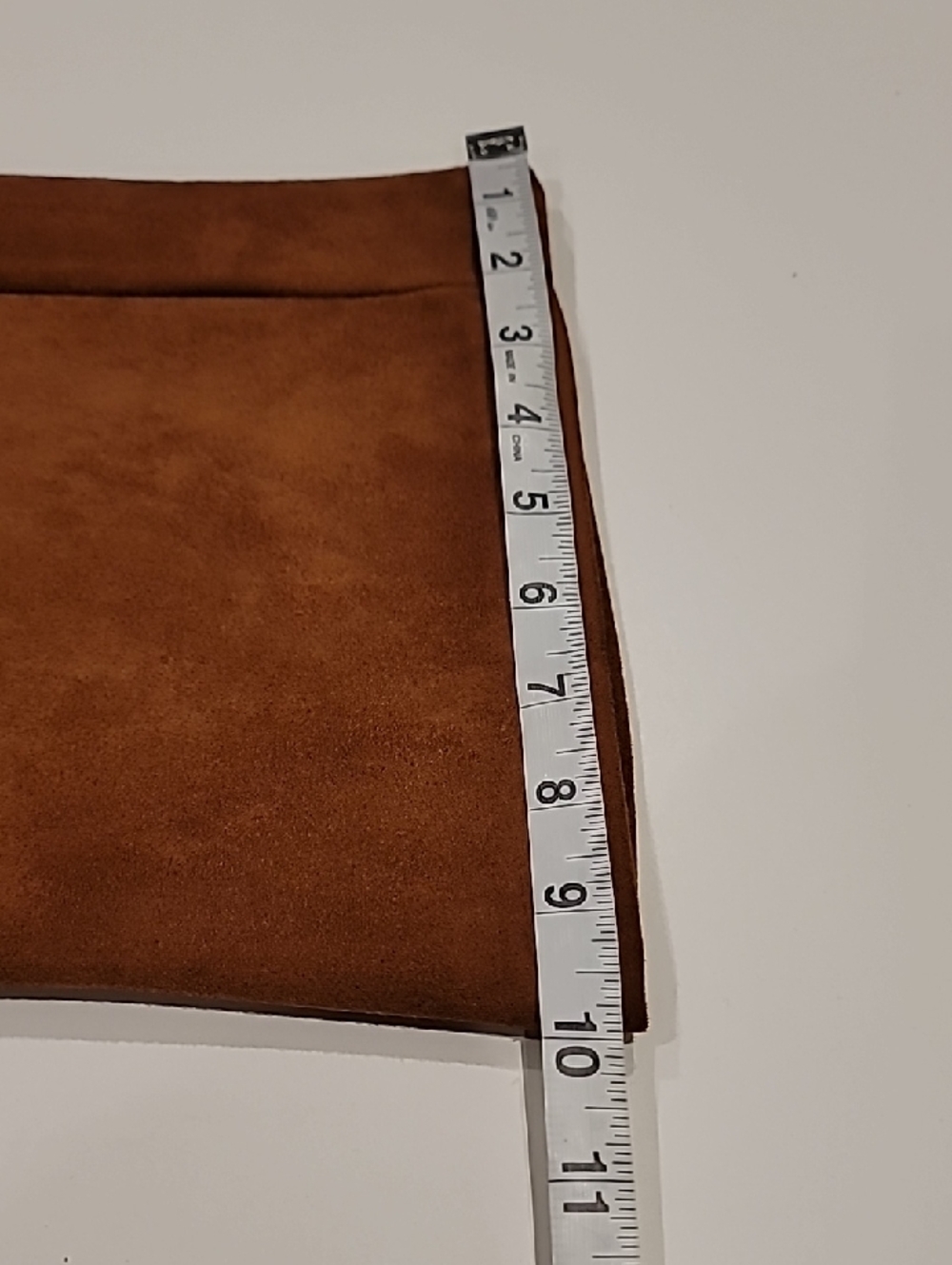 Carhartt Burnt Orange Faux Suede Flare Jeans Patch Logo Detail Small - Picture 12 of 12